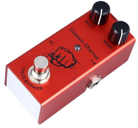 E-Gitarren-Effektpedal, Tragbares Multi-Effektpedal mit Gehäuse aus Aluminiumlegierung, das den Gitarrenklang Verbessert (Klassischer Chor (05))