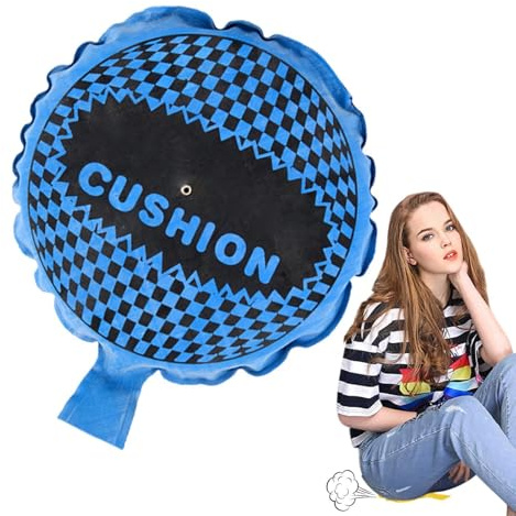 Cuscino Scorreggione | 16/20/25 Cm Cuscino Scorregge Finte | Cuscino Gonfiabile per Scoregge | Giocattoli per Scherzi Rumorosi di Scorregge | Set di Scherzi con Borsa Scoreggia per Bambini E Adulti