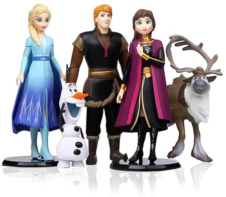 Frozen Figures,Frozen Cake Toppers,5pcs Cake Decorations,Cake Topper | Characters Figures Set,Cake Decorations Gifts