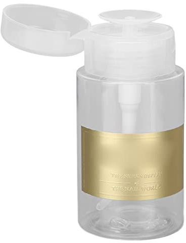 Pompe de Dissolvant à Ongles, Bouteille Pression Hydratante pour Retirer Le Vernis, Flacon Vide pour Démaquillant, Flacon Distributeur à Pompe à Pression, Presse Vide Bouteille de Voyage