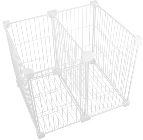 Hemobllo Bac de Rangement pour Congélateur Coffre 2 Compartiments en Métal Résistant au Froid Dimensions 36X30X30 CM Panier Transparent Multifonction pour Légumes et Fruits Optimise