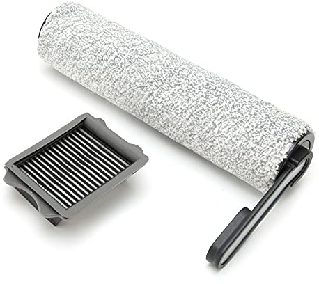 Spazzola principale Spazzola a rullo Set filtri di ricambio per parti della spazzatrice LCD 2.0 LED Materiale ABS di alta qualità Texture morbida Pulizia efficace Accessori