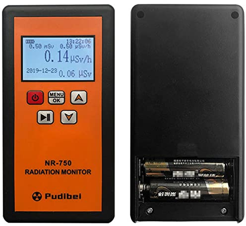 Misuratore di radiazioni nucleari professionale, contatore Geiger portatile, dosimetro portatile, rilevatore radioattivo multifunzionale per raggi Y X e radiazioni elettromagnetiche