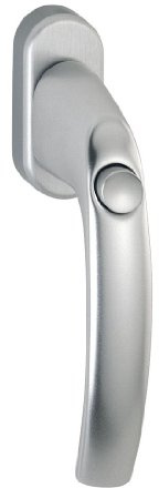 HOPPE Fenstergriff duraplus Atlanta in Aluminium natur (mit Druckknopf)