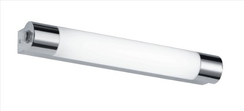 Trio Leuchten LED-Bad-Wandleuchte in Chrom, inklusive 1 x 6W LED mit Schalter und Steckdose, Breite 44 cm 281570606