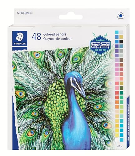 STAEDTLER Triangular Color Pencil, 48pcs