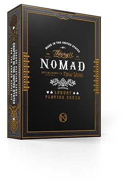 theory11 Nomad Spielkarten, Schwarz, 3,5 x 2,6 x 0,7