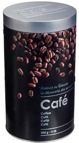 FIVE Simply Smart - Boîte à Café Relief II 19cm Noir