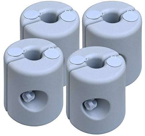 ABCCANOPY Gewichte für Outdoor-Zelt, mit Wasser oder Sand (4er-Set), Grau