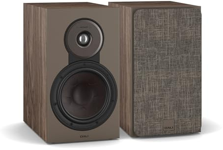 DALI SONIK 3 – Kompakter 2-Wege Regallautsprecher (Paar) mit 7″ Clarity Cone™ Holzfasermembran, 29 mm Gewebekalotte & SMC™ Technologie – Nussbaum