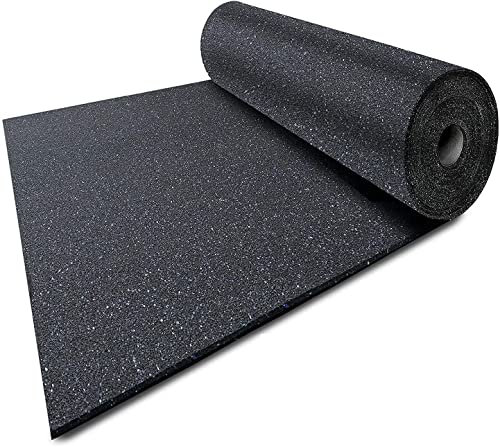 Floordirekt Bautenschutzmatte Gummigranulatmatte in 5mm 8mm 10mm 20mm | 2 Breiten bis 10 Meter Länge (60 x 60 x 0,5 cm)