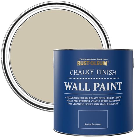 Rust-Oleum Wand- und Deckenfarbe in Kreide Finish -Silberner Salbei 2.5L