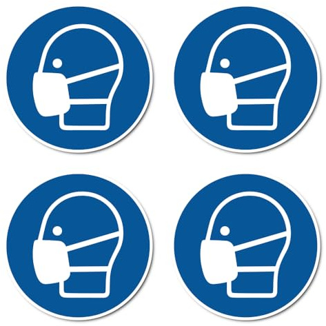 Maske benutzen, Gebotszeichen: M016 - DIN EN ISO 7010 / ASR A1.3