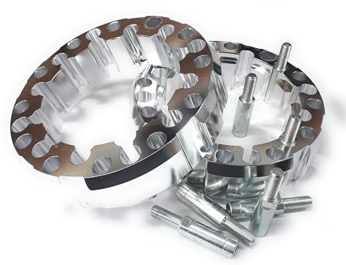Separador Espaciador Extensor Rueda Delantera Solo Compatible Con Honda TRX 450R 04-10 Ancho Amplia 45mm Por Rueda 4/137-4/145-4/156 Con Alargadores de Metrico 10 x 125 Set Para 2 Ruedas.