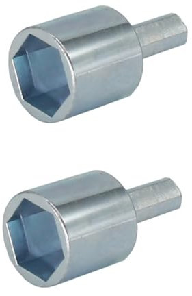 PartyKindom 2stücke Praktischer Scherenwagenheber Adapter Für Elektrowerkzeuge Robuster Stecknuss-Bohrer-Adapter Installieren Zum Anheben Und Absenken Von Fahrzeugen