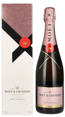 Moët & Chandon Champagne ROSÉ IMPÉRIAL Brut 12,5% Vol. 0,75l in Giftbox