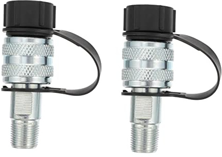 SEWOART Raccordo Idraulico 3/8 Giunto Olio Femmina Connettore Ad Alta Pressione Rapido Duraturo Pratico Installazione Facile