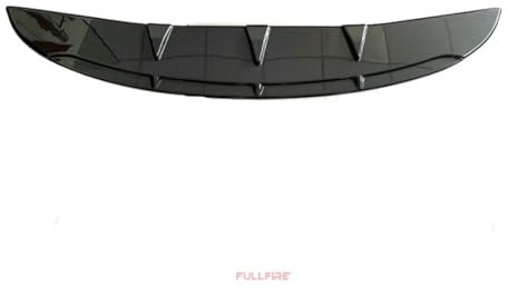 Aileron arrière Voiture Lèvre de Pare-Choc pour Avant de Voiture ABS Universelle, becquet de Voiture, diffuseur Universel, ailerons, Kit de carrosserie Becquet latéral(B-Black)