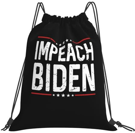 Wasserdicht Sportrucksack 36X42Cm Amtsenthebung Von Biden-Gegnerin Harris Beutel Zum Bemalen Alltag Turnbeutel Mit Kordelzug Für Kindergarten, Strand, Schule