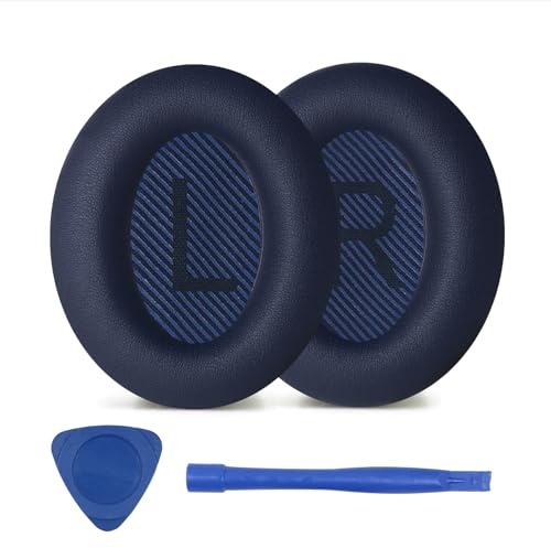 Replacement Ear Pads for Bose QuietComfort 35 (QC35) Over-Ear Headphones, Earpads Also Fit for Quiet Comfort 35 II (QC35II) Headphones. (Blue)