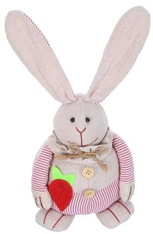 Healvian Fermaporta Divertente a Forma di Coniglio Pasquale in Materiale Soft Touch Antiscivolo Senza Fori Cuneo Fermaporta Decorativo per Casa Ufficio e Aula Protezione Anticollisione
