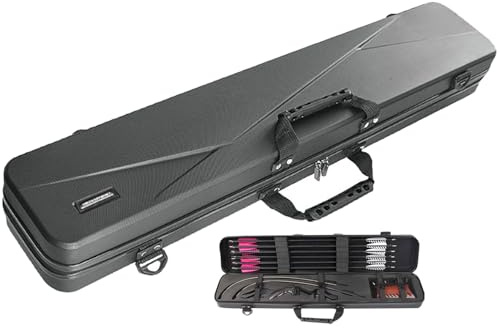 Bogenkoffer Recurve-Bogenbox, Bogentasche Recurvebogen Compoundbogen-Koffer Bogenschießen Bogen Und Pfeil-Koffer Recurve Bogen Case Für Bogenschießen, Training, Jagd, Schießen