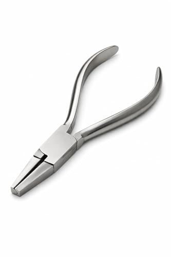 Polished Handles Half Round Concave Nose Jaw Pliers, Stainless Steel, 5.5-Inch, Multi Purpose for Jewellery Making, Wire Forming and Beading