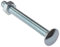 Forgefix CB10160M - Perno con cabeza de hongo y tuerca, cincado, M10 x 160 mm