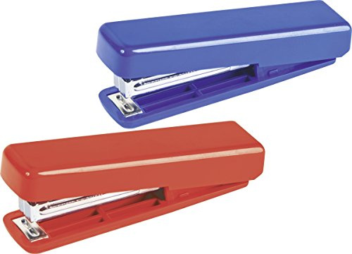 Brunnen 1020608 Taschenhefter, für Klammern der Größe 10, heftet bis zu 10 Blatt) rot/blau