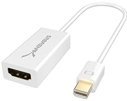 SABRENT Mini DisplayPort (Thunderbolt) to HDMI Adapter [4K Support Gold Plated] (DA-MDHA)
