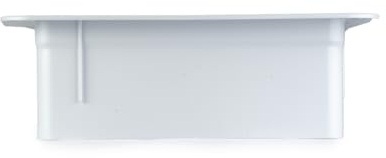 HENG’S INDUSTRIES Interior White Vent Garnish | Great for RVs, Campers, Motorhomes | 5 1/4 Vertical Leg | Fits 16 x 16 Openings | 90144