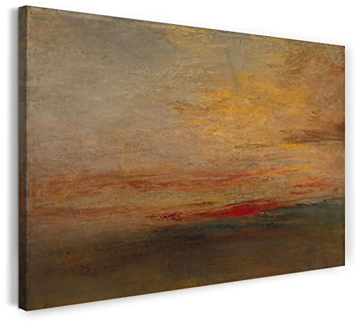 Printed Paintings Leinwand (100x70cm): William Turner - Sunset