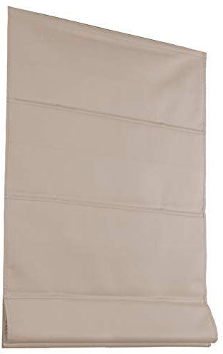 Raffrollo 60x160cm beige Raffgardine Fenster Faltrollo Rollo Gardine