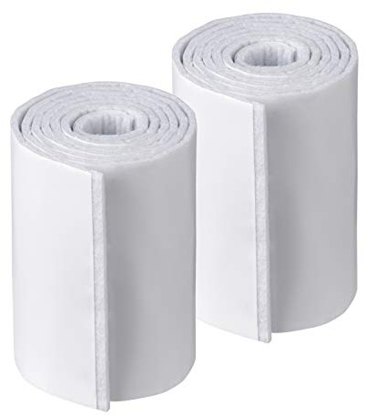 Metafranc Filz-Band 1 m x 100 mm - selbstklebend - weiß - 2 Stück - Frei zuschneidbar - Effektiver Schutz Ihrer Möbel / Filz-Klebeband auf Rolle / Möbelgleiter für empfindliche Böden / 647119 | Frei zuschneidbar – Effektiver Schutz Ihrer Möbel – Filz-Klebeband auf Rolle – Möbelgleiter für empfindliche Böden