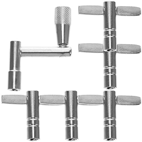 Vaguelly 6stücke Teiliges Set Drum Tuning Schlüssel Stimmschlüssel Für Schlagzeug Leicht Kompakt Und Langlebig Für Drummer Und Percussionisten