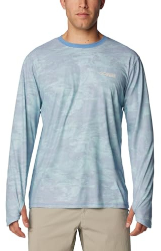 Columbia Summit Valley Sun Deflector Long Sleeve Crew für Herren, Skyler Beachwood, L