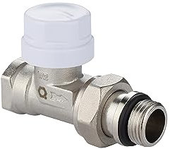 zencQ Thermostatventil Durchgang, mit Voreinstellung 1/2, mit O-Ring