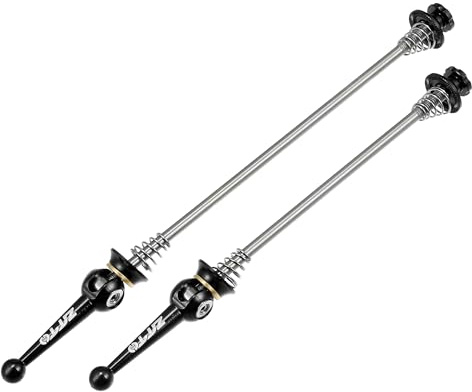 Motoforti Fahrrad Schnellspanner Vorder- Und Hinterachse 1 Paar Schwarz
