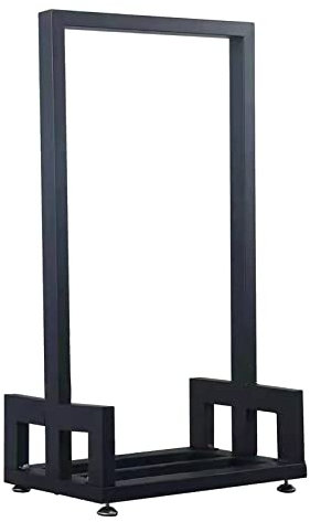 Kaminholzhalter mit Metallkamin Holzregal für drinnen und draußen, Kamin Werkzeug-Set, Zubehör, 95 x 50 x 35 cm
