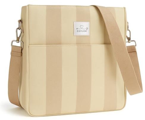 Zoylen Tasche für Kinderwagen und Kinderwagen, leicht, wasserdicht, kompatibel mit allen Kinderwagen, modernes Design, elegant, natur, Medium