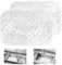 KYYGKY 2 PCS Kitchen Sink Mat Clear PVC Sink Protector Non-Slip Sinks Drainer Mat Cuttable Fast Draining Mats, Cut to Size Draining Board Mats Pad for Stainless Steel Ceramic Porcelain Sinks 40x30cm