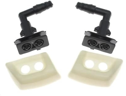 BERTGDA Främre stötfångare Strålkastare Torkare Washer Jet Sprayer, Passar for LAND ROVER, Range Rover L322 2006-2009 DNJ500160 DNJ50017 Strålkastare Rengöring Spray Jet(SET)