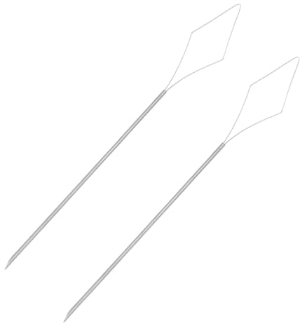 Angoily 2 Uds Ganchos De Crochet Para El Cabello Aguja De Ganchillo Para Rastas Y Trenzas Herramienta Para Trenzar Peluca Accesorios De Peinado Para Extensiones Fácil De Llevar
