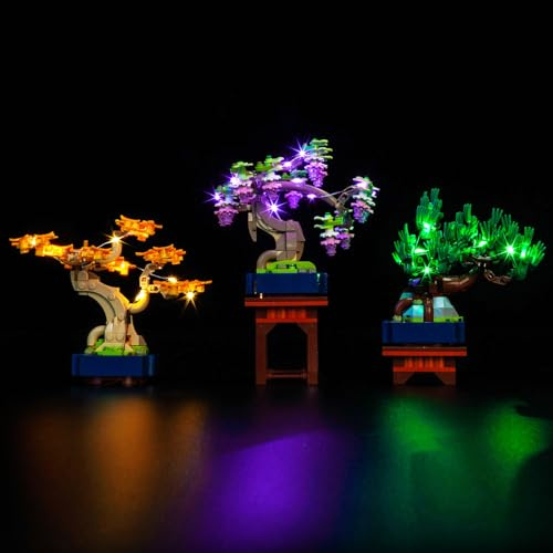 Led Light Set Compatible with Lego 10373 Mini Bonsai Trees (No Model) | Decoration Lighting Set, Easy Install, Stable Lights, Enhanced Display, Ideal Festival Gifts