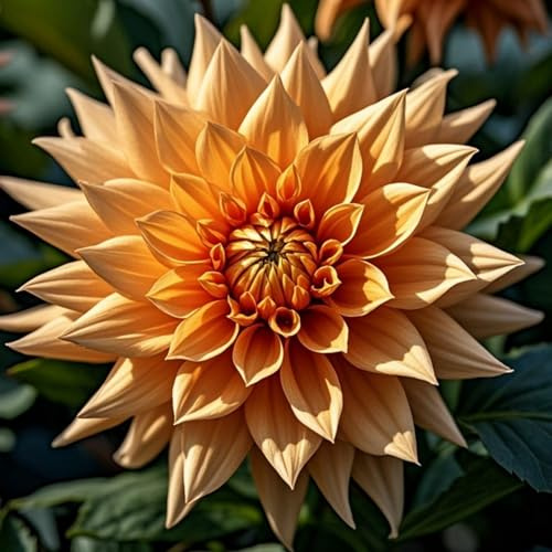 fácil de cuidar, larga floración, Dalia resistente al invierno, fácil de cultivar, doble floración, multicolor de alto rendimiento.-4bulbos-C