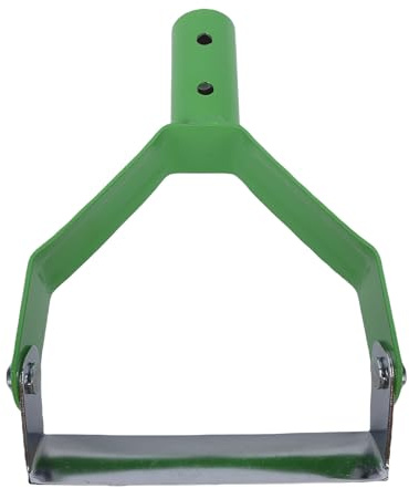ZDAGELD Mini Herramienta de Jardín con Azada Estribo – Cabezal de Acción de Acero Al Carbono para Desmalezar – Azada Holandesa Oscilante para Camas Elevadas y Espacios Reducidos (poste No (Verde)