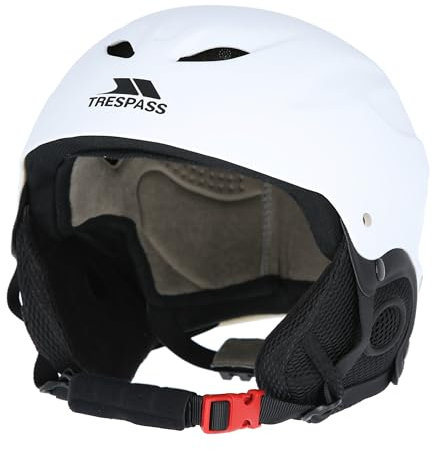Trespass Girls' Trespass Sky High Snow Sport Helmet White Medium, White, M UK
