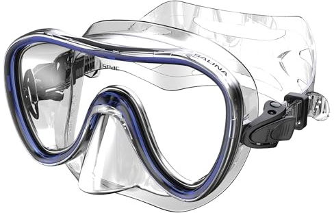 SEAC Kinder Maske Salina MD S/KL, Blau, Medium Fit