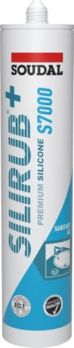 Soudal Silirub+S7000 Premium Sanitär Silikon 310 ml Kartusche - schwarz