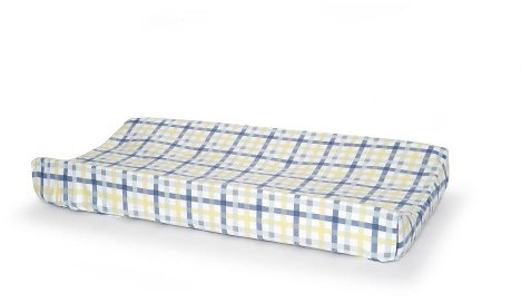 Carters Wickelauflage Bezug – Blau kariert